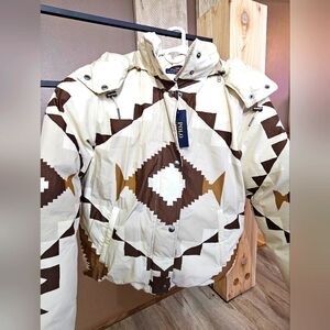 Ralph Lauren Aztec Puffer Jacket, Medium